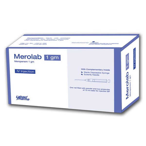 Merolab 1g IV Injection